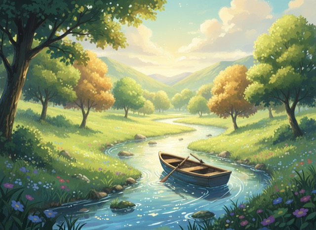 Row Row Row Your Boat artwork